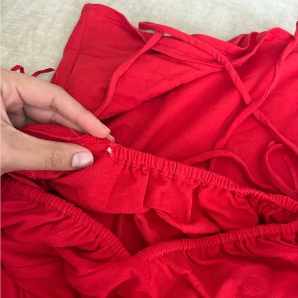 MANGO RUCHED MIDI DRESS - Picture 5 of 5